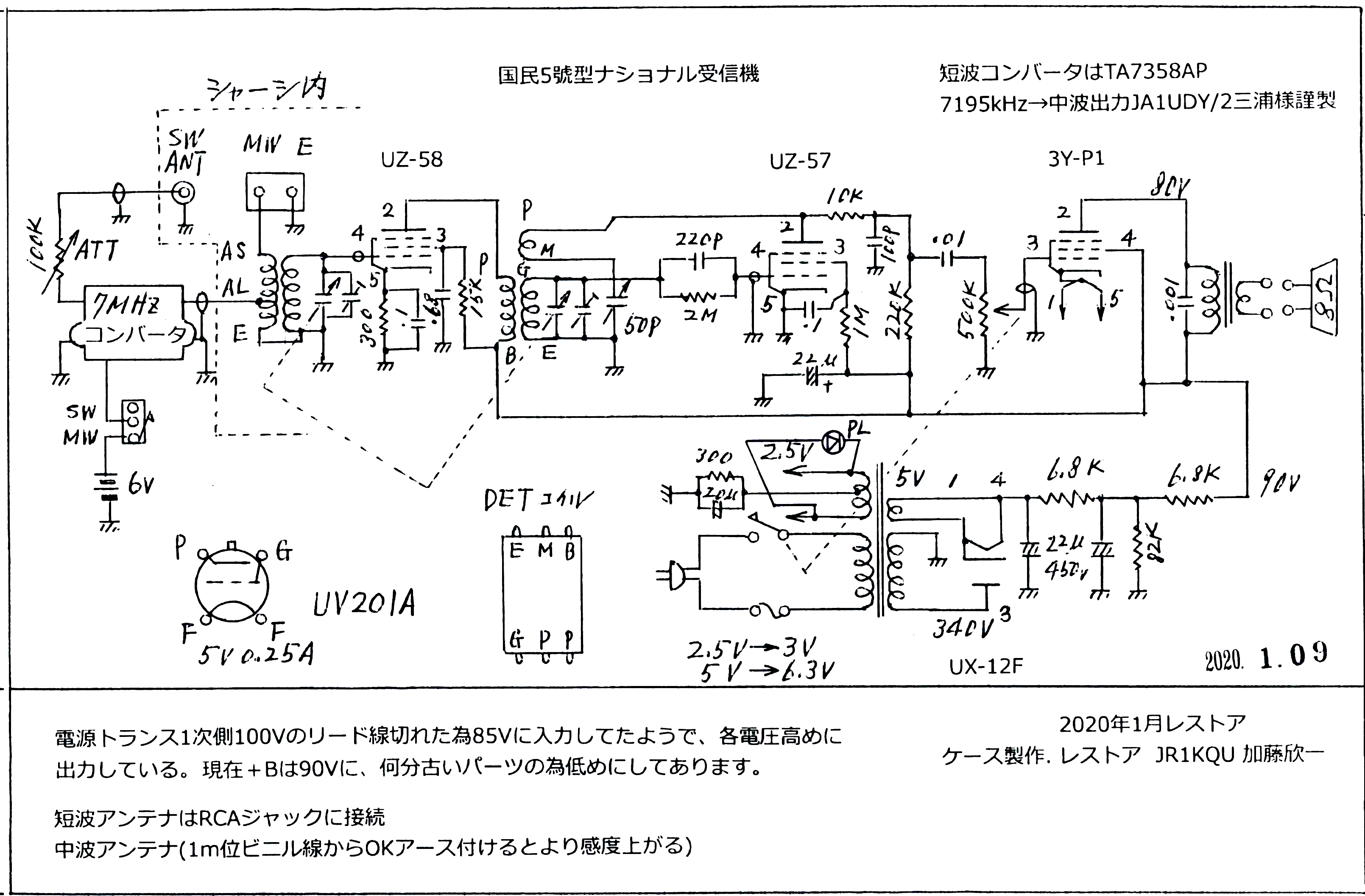HF AM通信へのお誘い-HF AM同好会 自作真空管送信機と五球 HF AM通信へのお誘い-HF AM同好会 自作真空管送信機と五球
